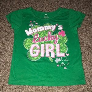 Bright Green Short Sleeve Clover Tee Shirt